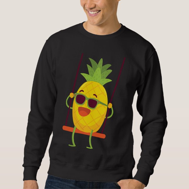 Sudadera Fruta tropical Swinger Swinging piña (Anverso)