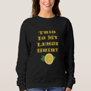 Sudadera Frutas de limón de verano Limonada Fruta cítrica