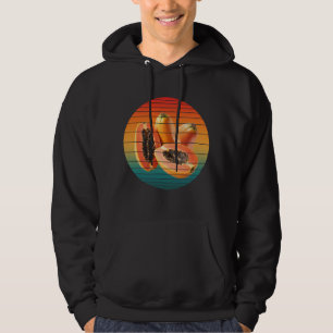 Sudadera Frutas de papaya vintage comida saludable vegana