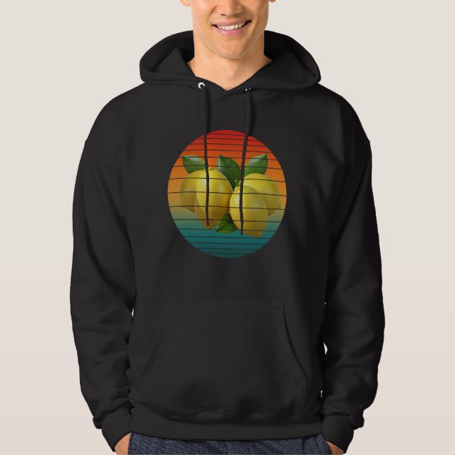 Sudadera Frutas de uva vintage comida saludable vegana (Anverso)