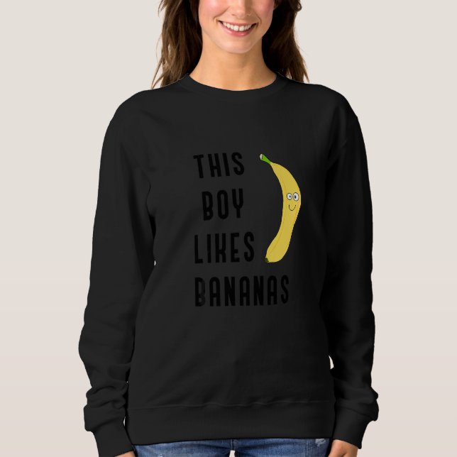 Sudadera Frutas Saludables Plátanos Dicho Irónico (Anverso)