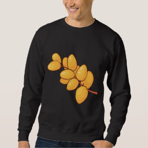 Sudadera Fruto de la fecha Comida Vegetariana Vegetariana