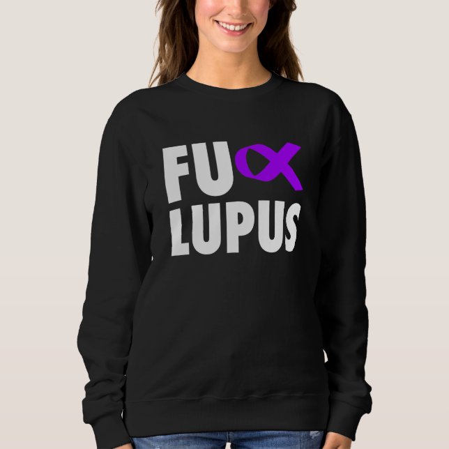 Sudadera Fu Lupus Purple Ribbon - Lupus (Anverso)