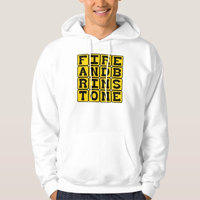 Sudadera Fuego y Azufre, Fervor Religioso (Anverso)