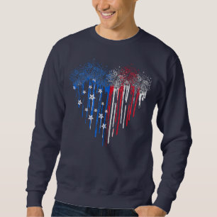 Sudadera Fuegos artificiales despojando al patriota de band