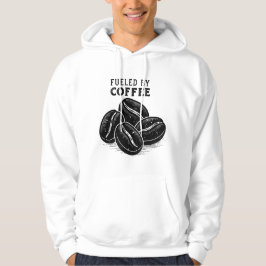 Sudadera Fueled by Coffee – Funny Coffee Lover Design