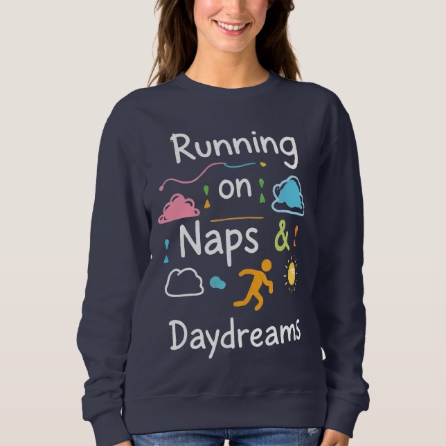 Sudadera Fueled By Naps, Powered By Dreams - Cozy Aesthetic (Anverso)