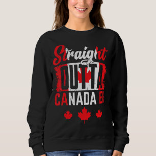 Sudadera Fuera de Canadá Eh hoja de arce Bandera canadiense