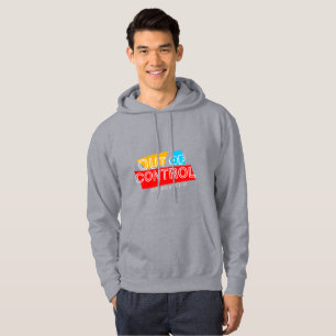 Sudadera Fuera de Control – Declaración de tipografía en ne