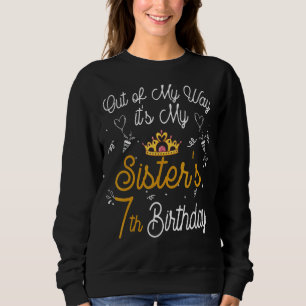 Sudadera Fuera de mi camino es el séptimo cumpleaños de mi