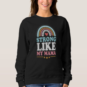 Sudadera Fuerte como mi mamá Bohemian Rainbow Boho