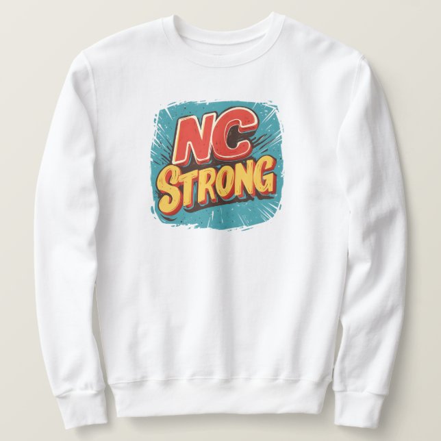 Sudadera Fuerte de Carolina del Norte (Anverso del diseño)
