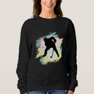 Sudadera Fuerte Jugador De Hockey Sobre Hielo Para Deportes