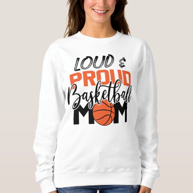 Sudadera fuerte orgullo deportes de baloncesto Mamá arte pa (Anverso)