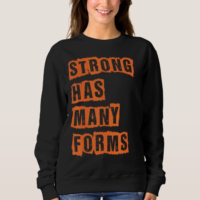 Sudadera Fuerte tiene muchas formas (Anverso)