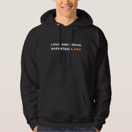 Sudadera fuerte y orgulloso papá de baloncesto