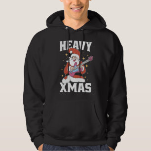Sudadera Fuertes navidades Metalizado tocando guitarra