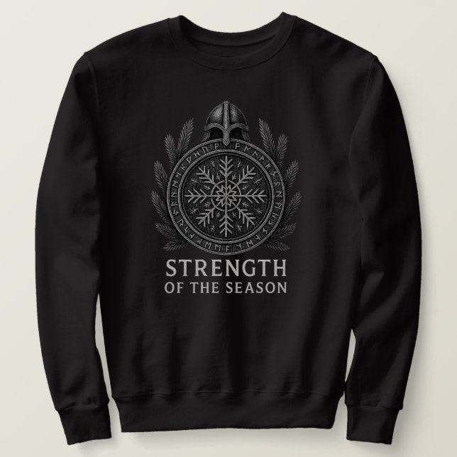 Sudadera Fuerza del Invierno Nórdico (Anverso del diseño)