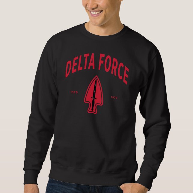 Sudadera Fuerza Delta - Fuerzas Especiales de los Estados U (Anverso)