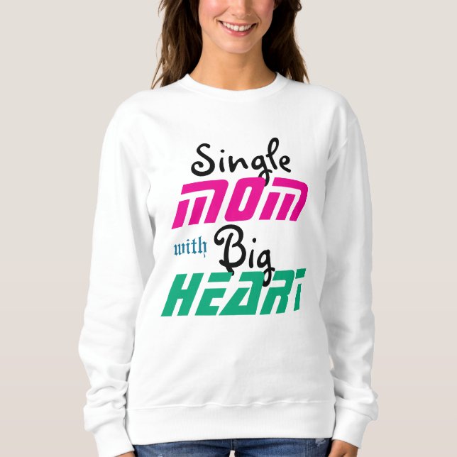 Sudadera Fuerza en el amor: el viaje de una sola mamá (Anverso)