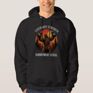 Sudadera Fuerza Legendaria El Compromiso Es Real Vida de