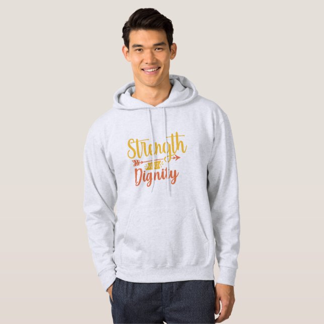 Sudadera Fuerza Y Dignidad (Anverso completo)