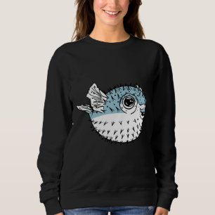 Sudadera Fugu Cute Mortal Porcupinefish Pufferfish F