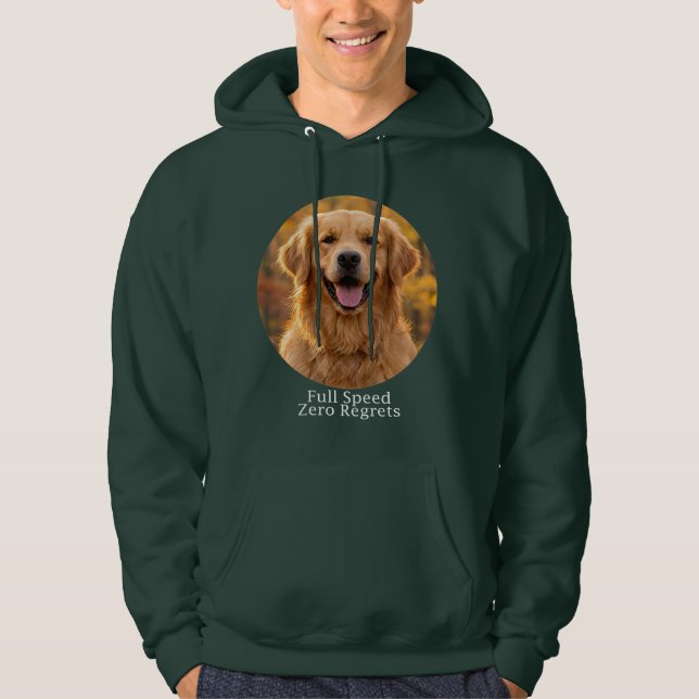 Sudadera Full Speed Zero Regrets Golden (Anverso)