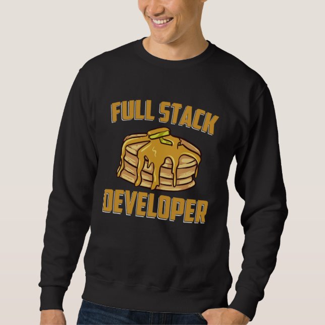 Sudadera Full Stack Developer  Programming Coding Geek (Anverso)