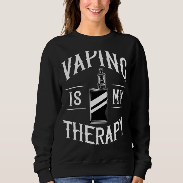 Sudadera Fumador de cigarrillos electrónicos Vaping (Anverso)