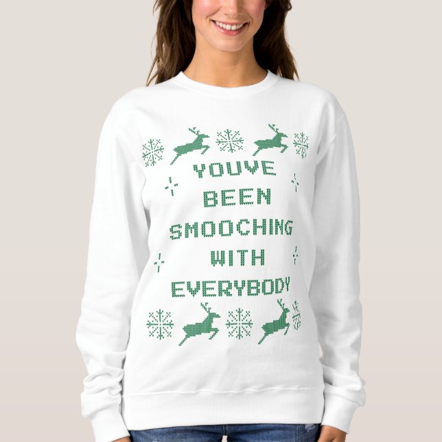 Sudadera Fumar con todos los Navidades (Anverso)