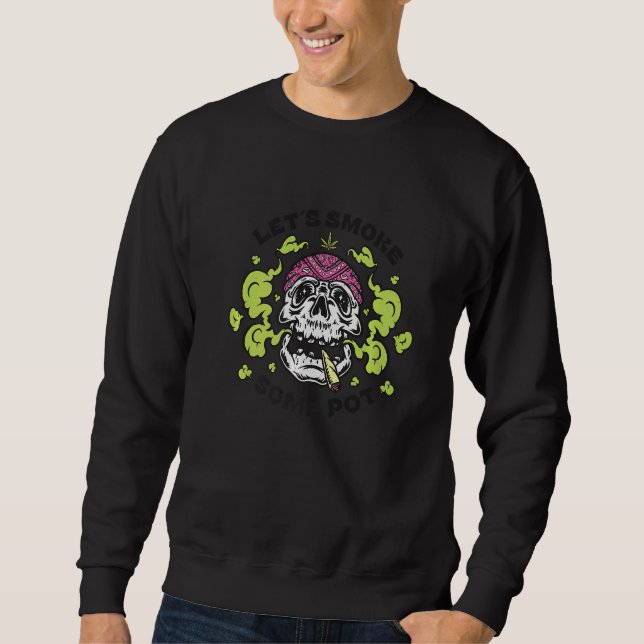 Sudadera Fumemos un poco (Anverso)