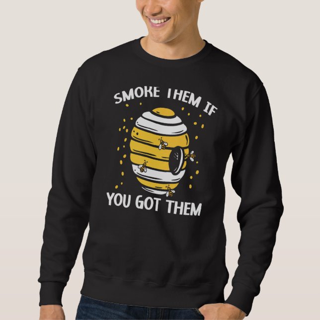 Sudadera Fumínenlos Si Los Tienes Beekeeper Beekeepina (Anverso)