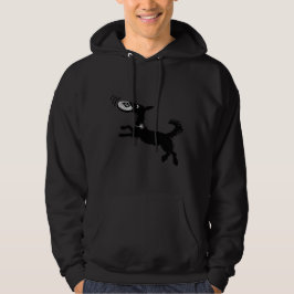 Sudadera Fun Bitcoin Frisbee atrapando perro