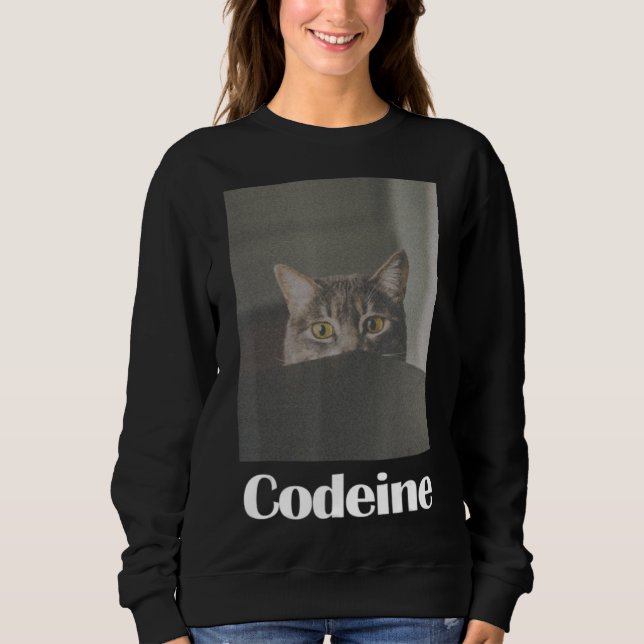 Sudadera Fun Codeine Cute Cat (Anverso)