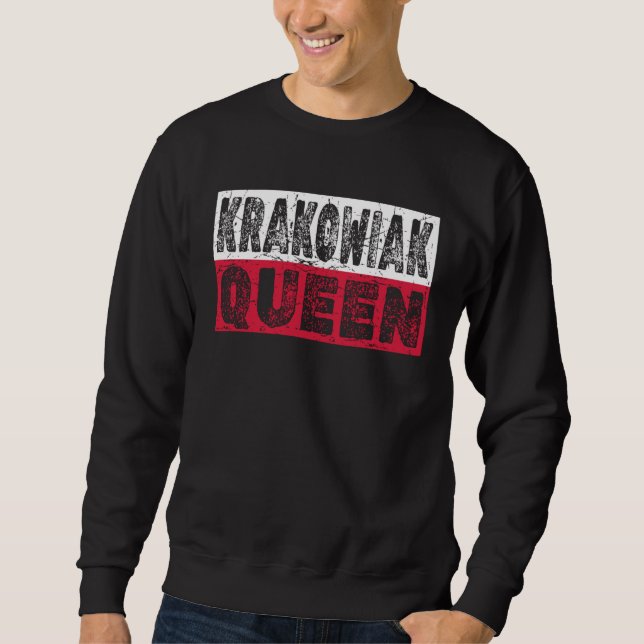 Sudadera Fun Dyngus Day Shirt Krakowiak Queen Polish Dance (Anverso)