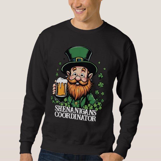 Sudadera Fun Leprechaun, Coordinador de Shenanigans (Anverso)