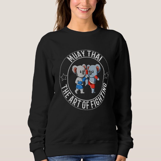 Sudadera Fun Muay Thai Koala Thai Boxing (Anverso)