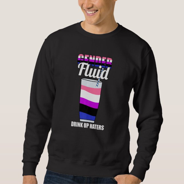 Sudadera Fun Neutral Genderless Pride Non Binary - Gender F (Anverso)