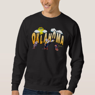 Sudadera Fun Oklahoma State Bird Scissor Tail, Armadillo, A