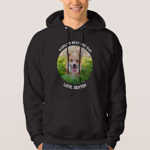 Sudadera Fun Personalizado Mascota foto Círculo El mejor pe