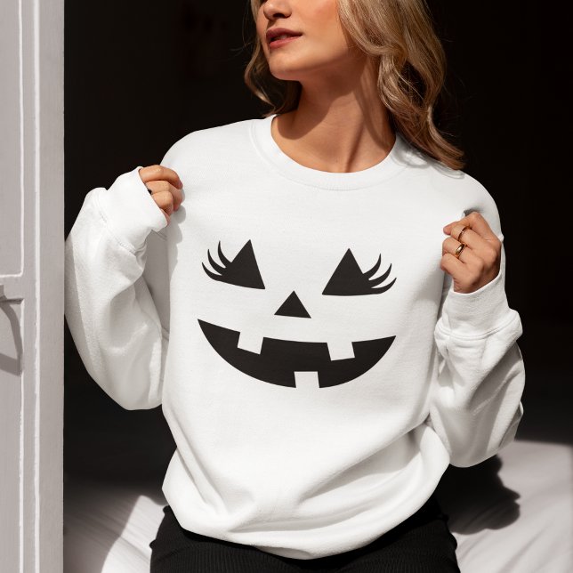 Sudadera Fun Pumpkin Smile Halloween Gift (Subido por el creador)