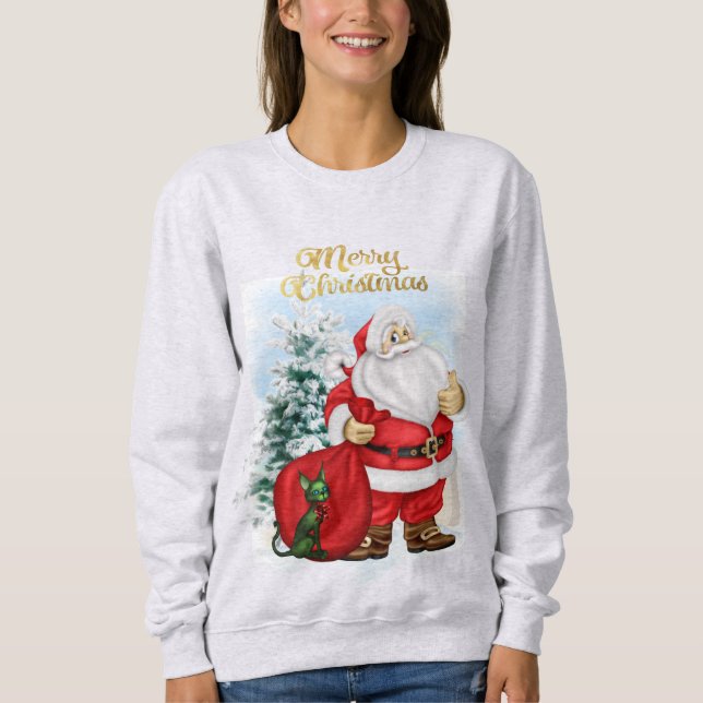 Sudadera Fun Santa Claus Sweatshirt (Anverso)