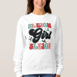 Sudadera Fun Sleigh Chica Sleigh White Sweatshirt