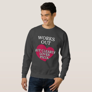 Sudadera Funciona Claramente Ama A Pizza Funny Foodies Chis