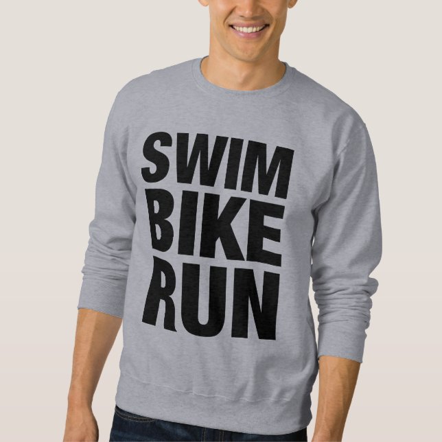 Sudadera Funcionamiento de la bici de la nadada (Anverso)