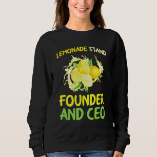 Sudadera Fundador De Base Lemonade Y Jefe De Jugo De Limón 