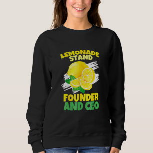 Sudadera Fundador de puesto de limonada y director ejecutiv