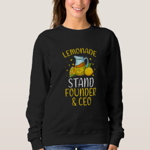 Sudadera Fundador de Stand Lemonade y Suma de Negocios Ceo
