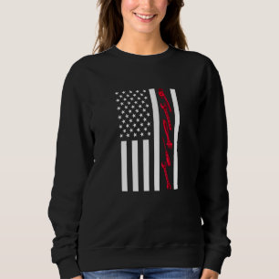 Sudadera Fundador mecánico de la bandera estadounidense Dad